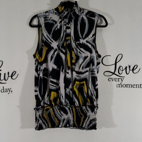 Printed Blouse tank top - 252 - Picture 1 of 5